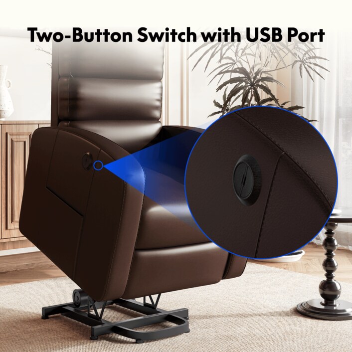 Arylan power lift assist shop recliner with massage